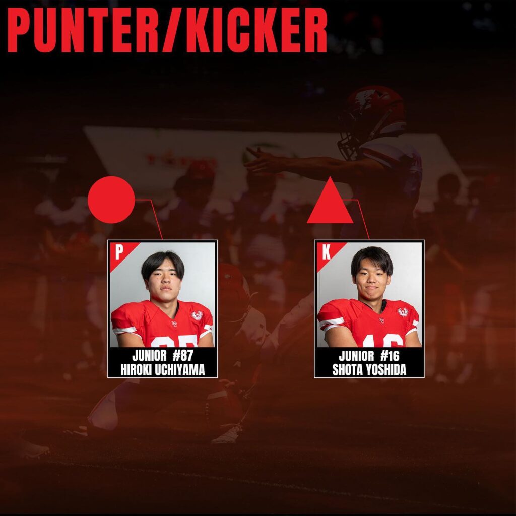 nichidai amefoot starting member